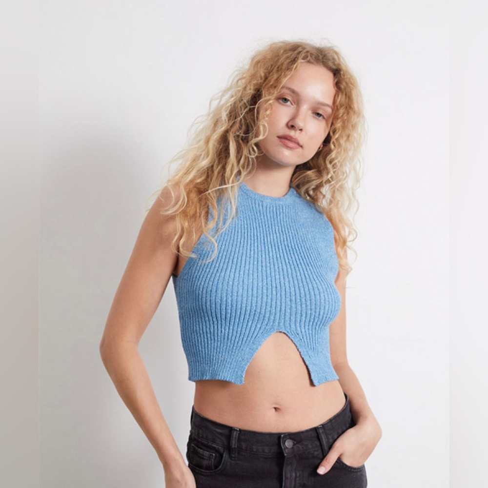 LA Hearts Chunky Split Hem Tank Top